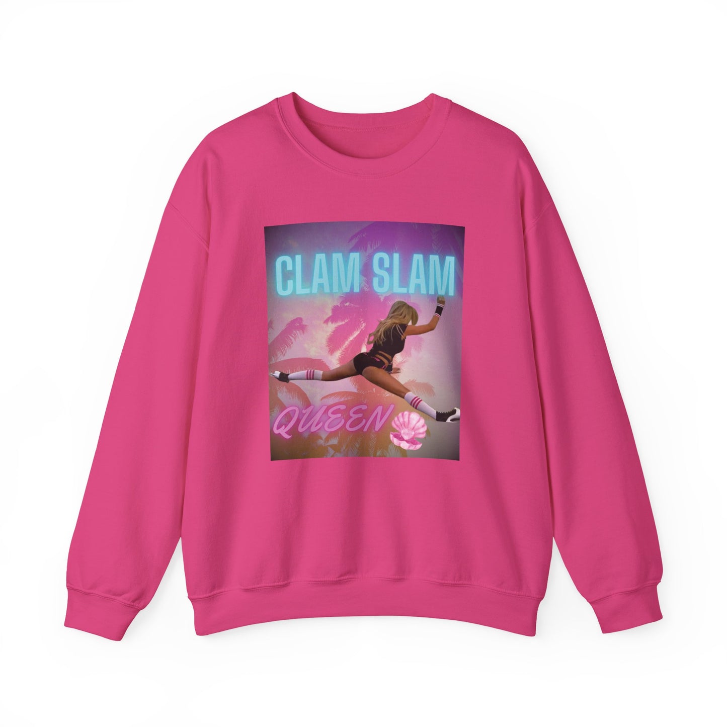 Clam Slam Queen Crewneck Sweatshirt —