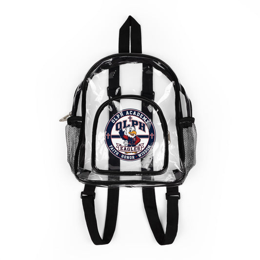 Clear Stadium Backpack with OLPH Logo