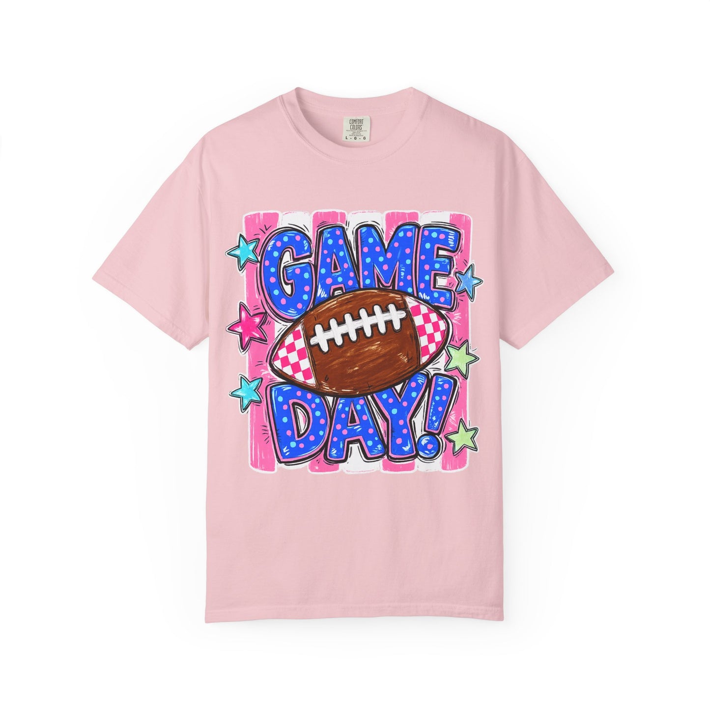 Game Day Football T-Shirt — Colorful Retro Sports Tee