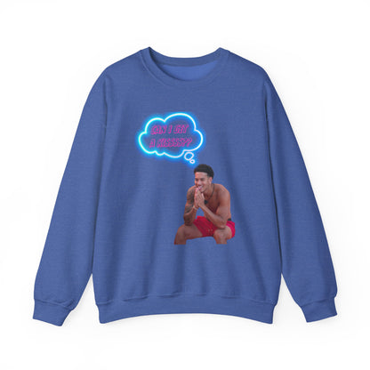Crewneck Sweatshirt — 'Can I Get a kisss?'
