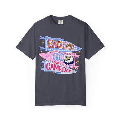 Eagles Game Day T-Shirt — ‘Go Game Day’ Vintage Pennant Football Fan Tee