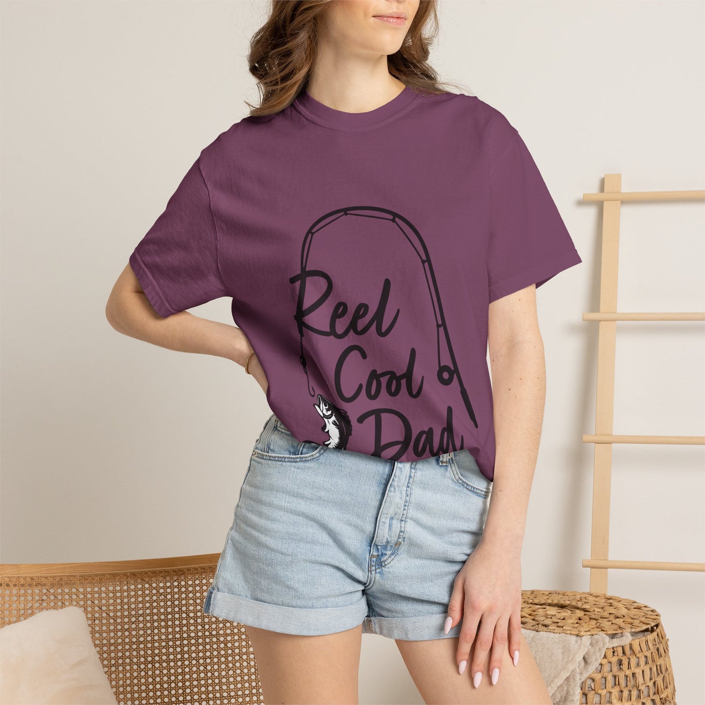 Reel Cool Dad T-Shirt – Fishing Dad Graphic Tee