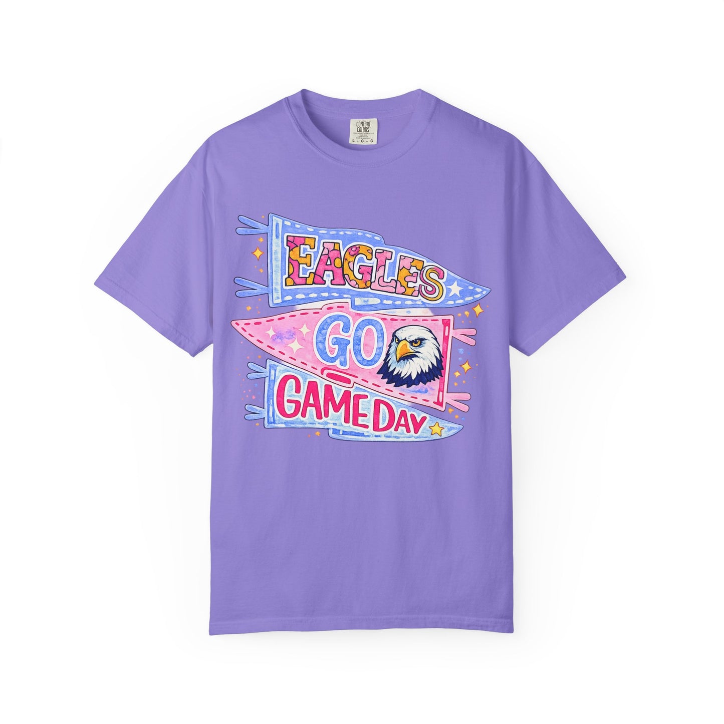 Eagles Game Day T-Shirt — ‘Go Game Day’ Vintage Pennant Football Fan Tee