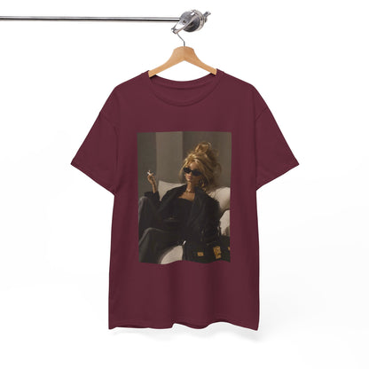 Woman in Sunglasses Illustration Tee | Retro Chic Portrait T-Shirt