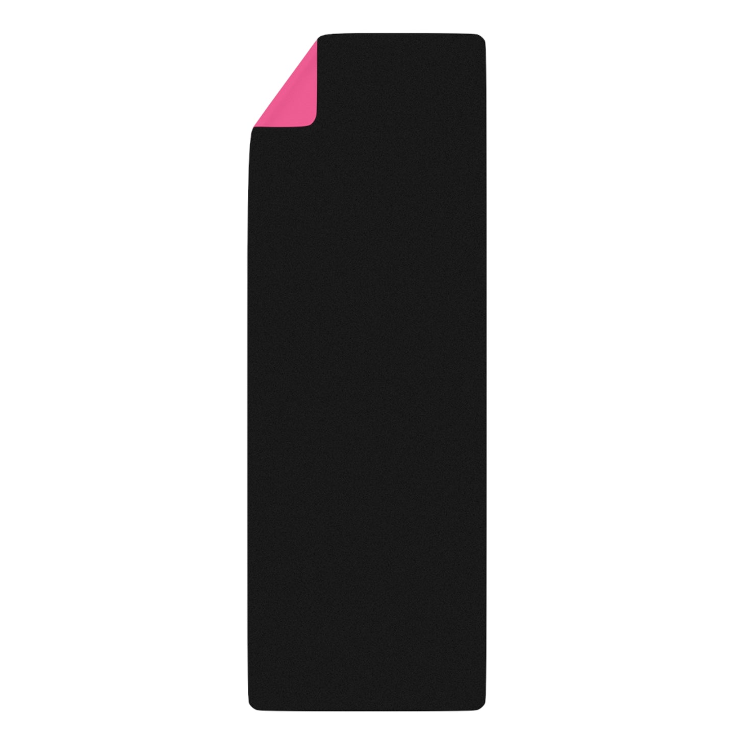 Pink Camo Rubber Yoga Mat — Non-Slip Travel Mat for Pilates & Home Practice