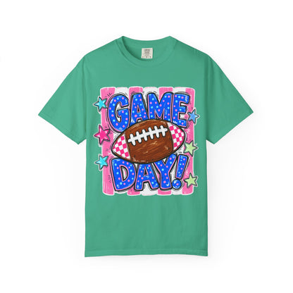 Game Day Football T-Shirt — Colorful Retro Sports Tee