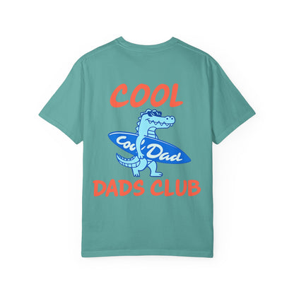 Cool Dads Club T-Shirt — Surfing Alligator Dad Tee
