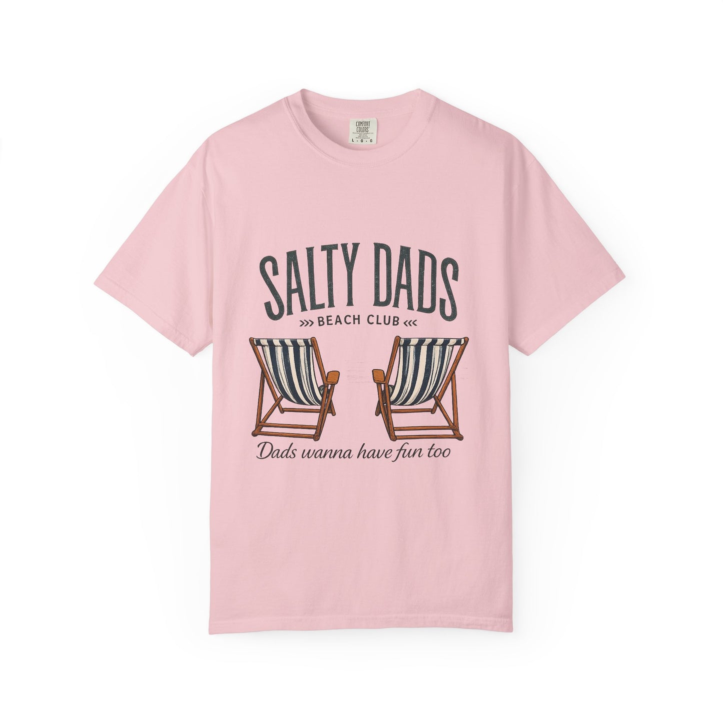 Salty Dads Beach Club T-Shirt — "Dads Wanna Have Fun Too" Summer Tee