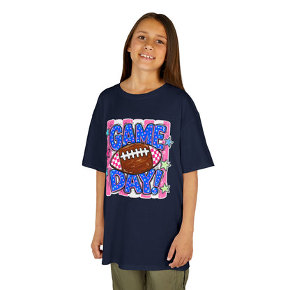 Kids Tee — "Game Day!" Football Graphic