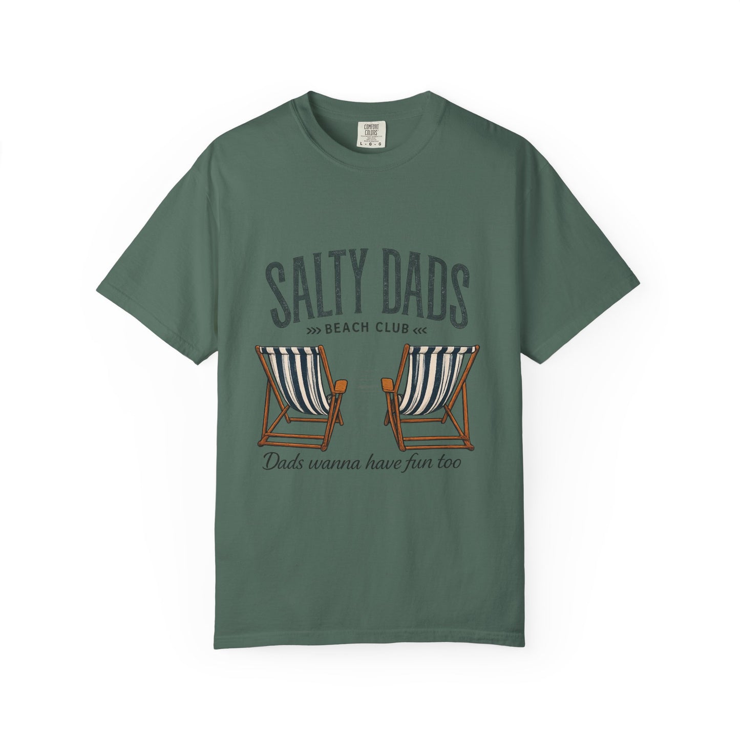 Salty Dads Beach Club T-Shirt — "Dads Wanna Have Fun Too" Summer Tee