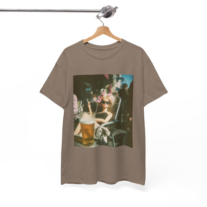 Vintage Photo of Girl with Sunglasses Tee | Retro Summer Aesthetic