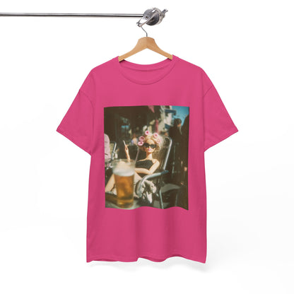 Vintage Photo of Girl with Sunglasses Tee | Retro Summer Aesthetic
