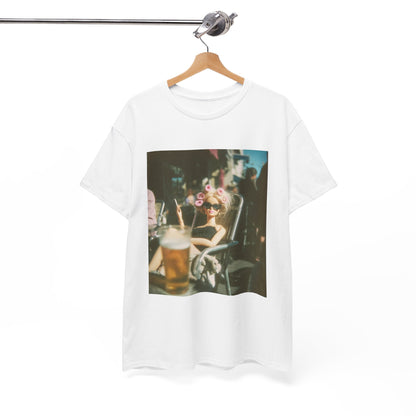 Vintage Photo of Girl with Sunglasses Tee | Retro Summer Aesthetic