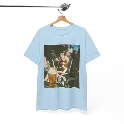 Vintage Photo of Girl with Sunglasses Tee | Retro Summer Aesthetic