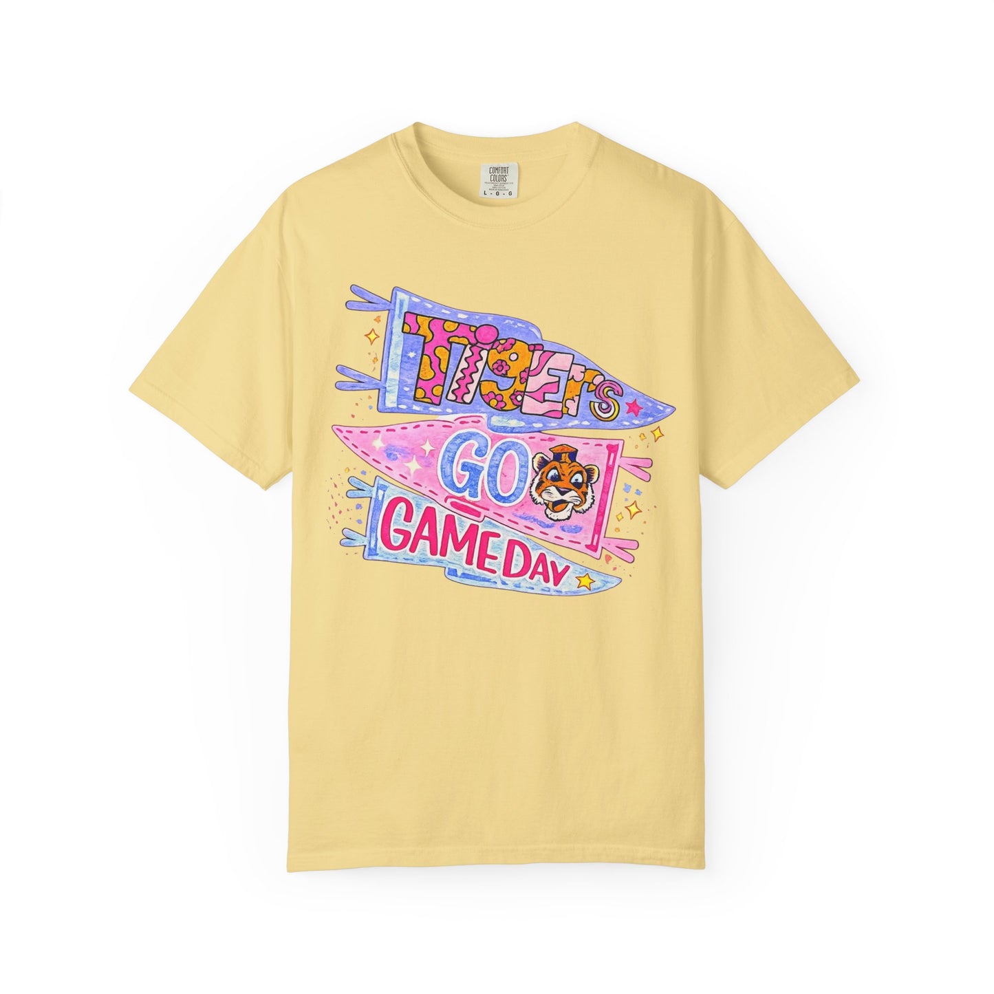 Game Day Pennant T-Shirt - 'Let's Go Game Day' Cheer Tee