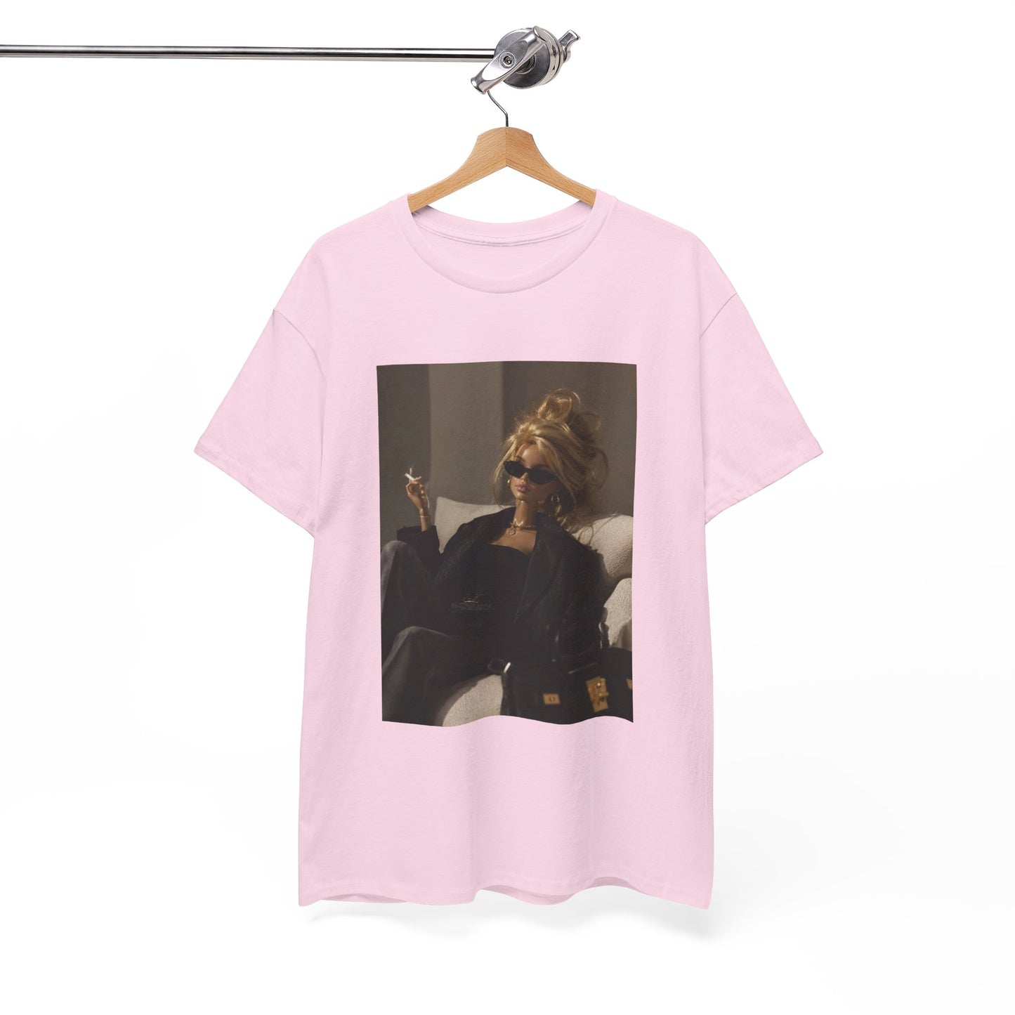 Woman in Sunglasses Illustration Tee | Retro Chic Portrait T-Shirt