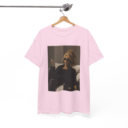 Woman in Sunglasses Illustration Tee | Retro Chic Portrait T-Shirt