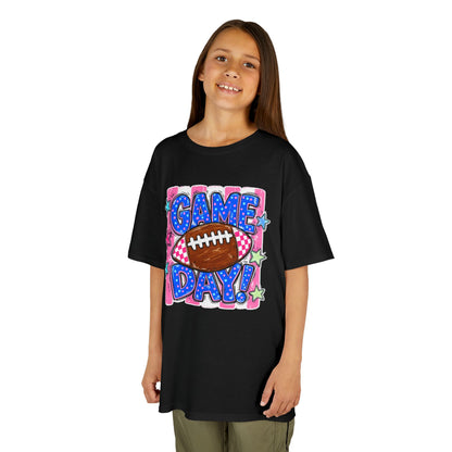 Kids Tee — "Game Day!" Football Graphic