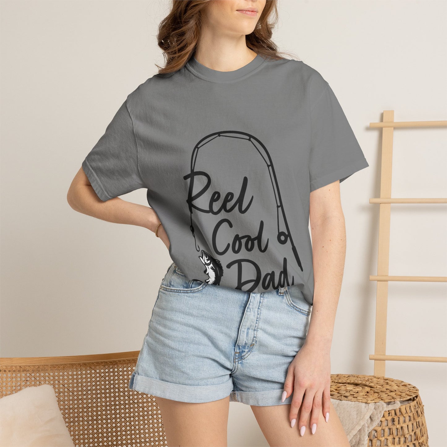 Reel Cool Dad T-Shirt – Fishing Dad Graphic Tee