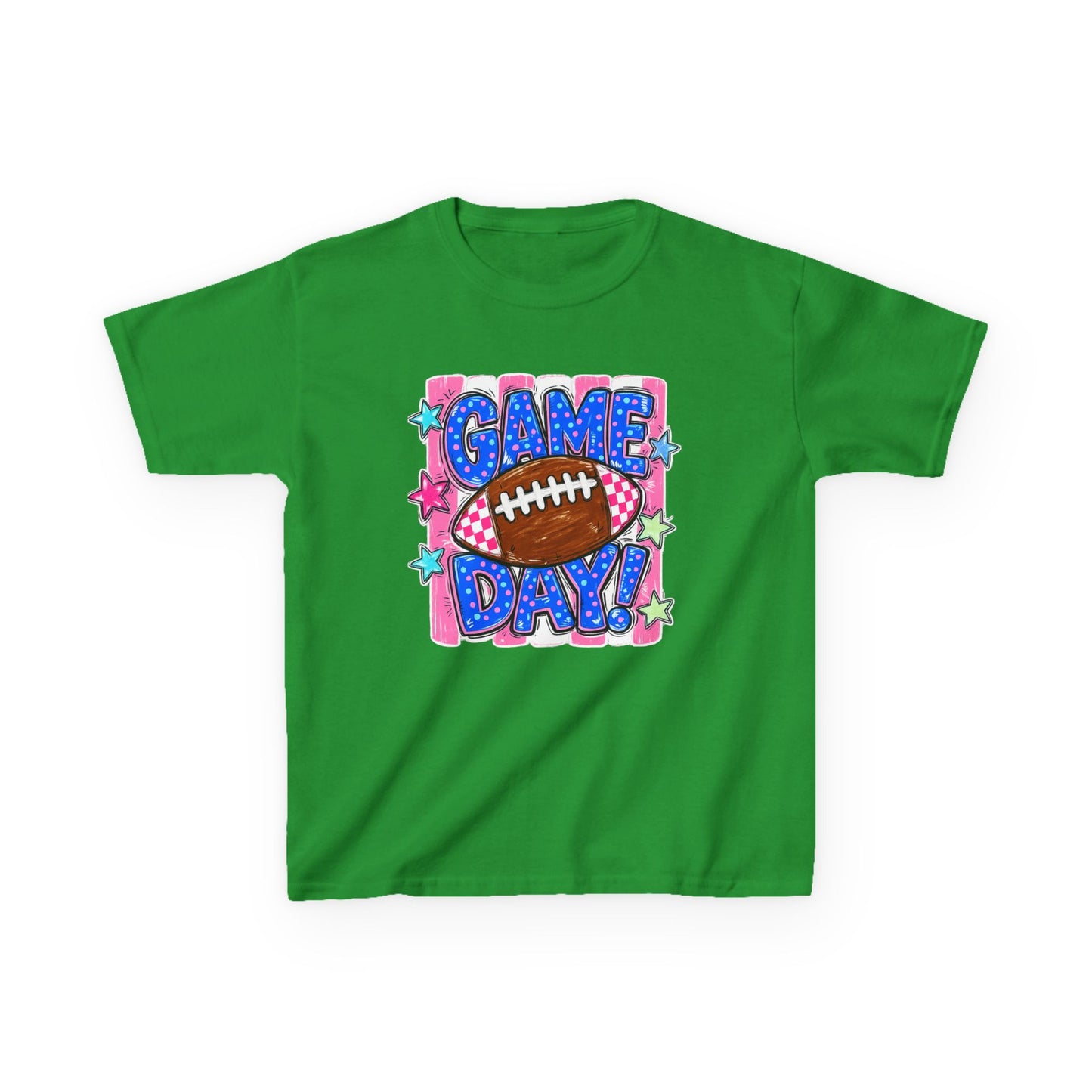 Kids Tee — "Game Day!" Football Graphic