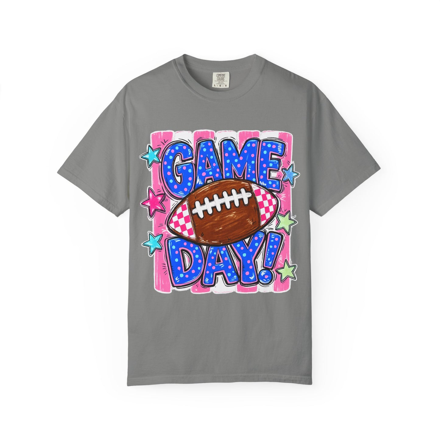 Game Day Football T-Shirt — Colorful Retro Sports Tee