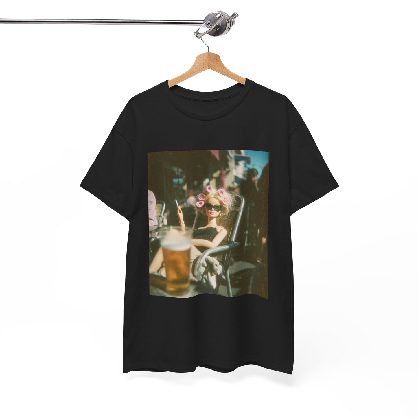 Vintage Photo of Girl with Sunglasses Tee | Retro Summer Aesthetic