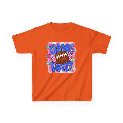 Kids Tee — "Game Day!" Football Graphic