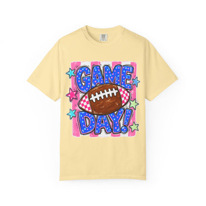 Game Day Football T-Shirt — Colorful Retro Sports Tee