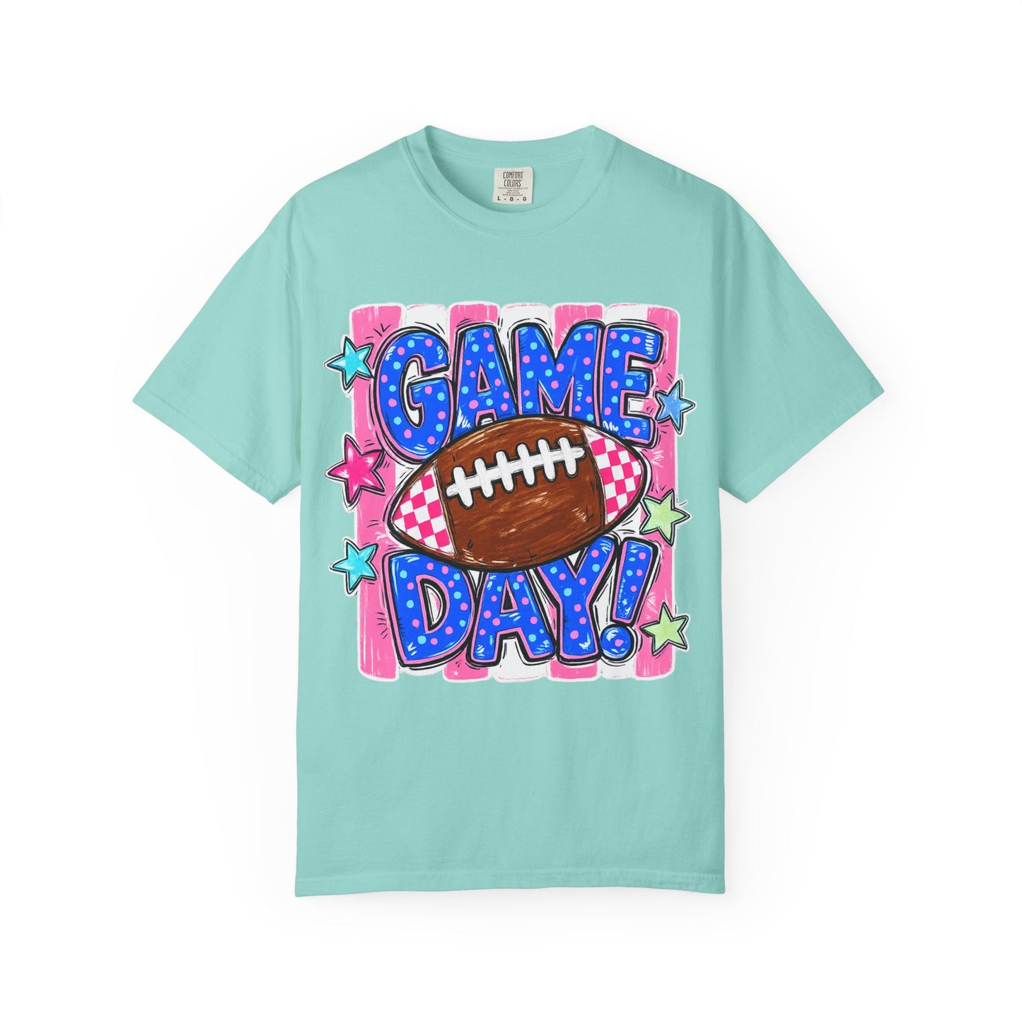 Game Day Football T-Shirt — Colorful Retro Sports Tee