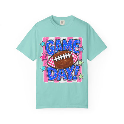 Game Day Football T-Shirt — Colorful Retro Sports Tee