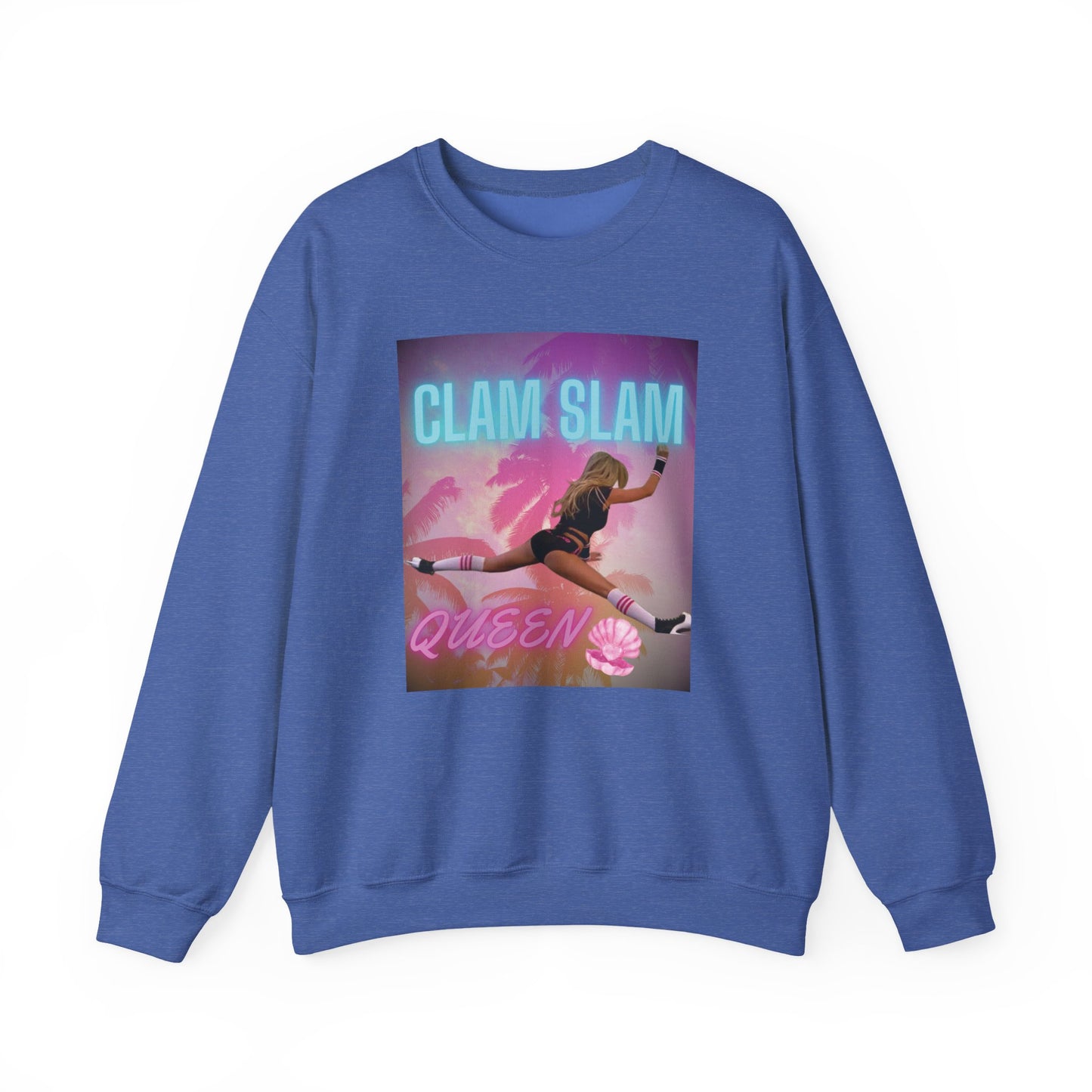 Clam Slam Queen Crewneck Sweatshirt —