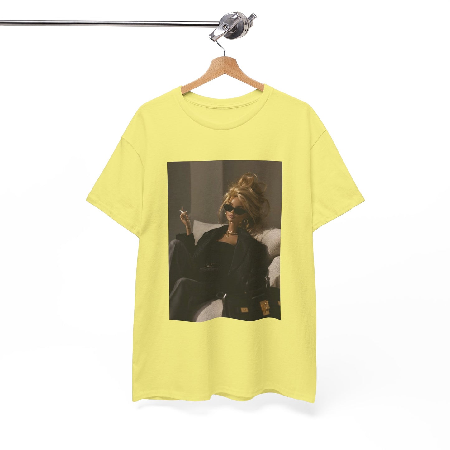 Woman in Sunglasses Illustration Tee | Retro Chic Portrait T-Shirt