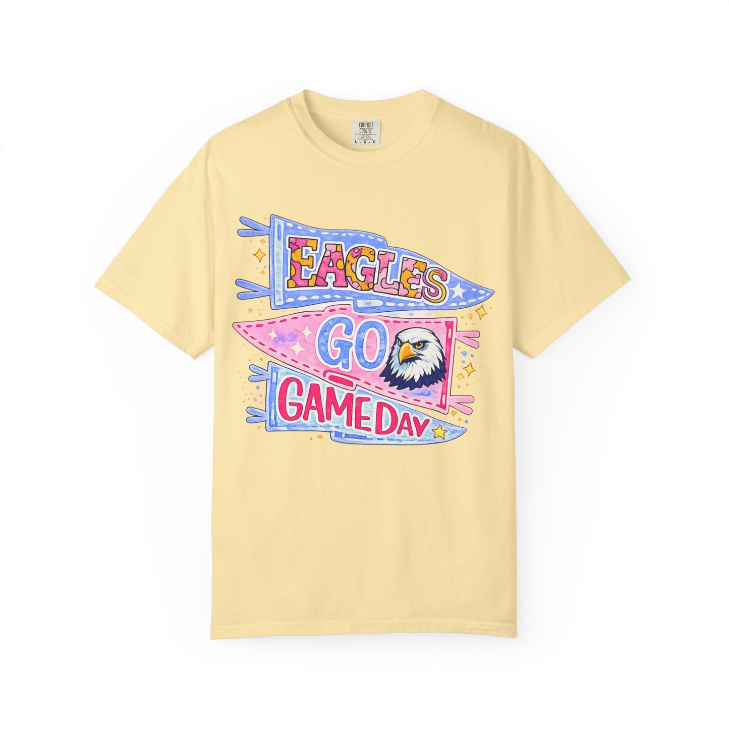 Eagles Game Day T-Shirt — ‘Go Game Day’ Vintage Pennant Football Fan Tee