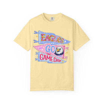 Eagles Game Day T-Shirt — ‘Go Game Day’ Vintage Pennant Football Fan Tee