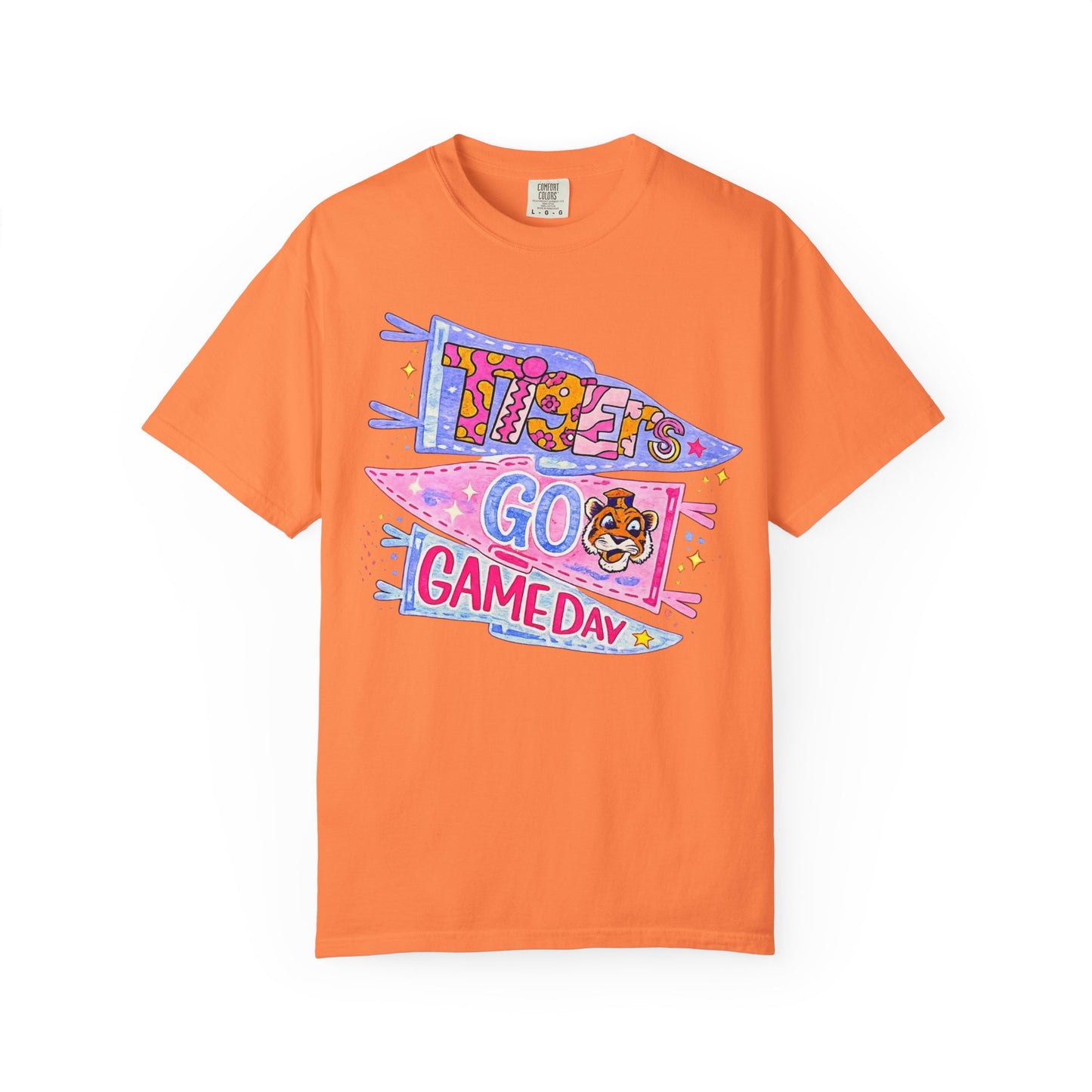 Game Day Pennant T-Shirt - 'Let's Go Game Day' Cheer Tee
