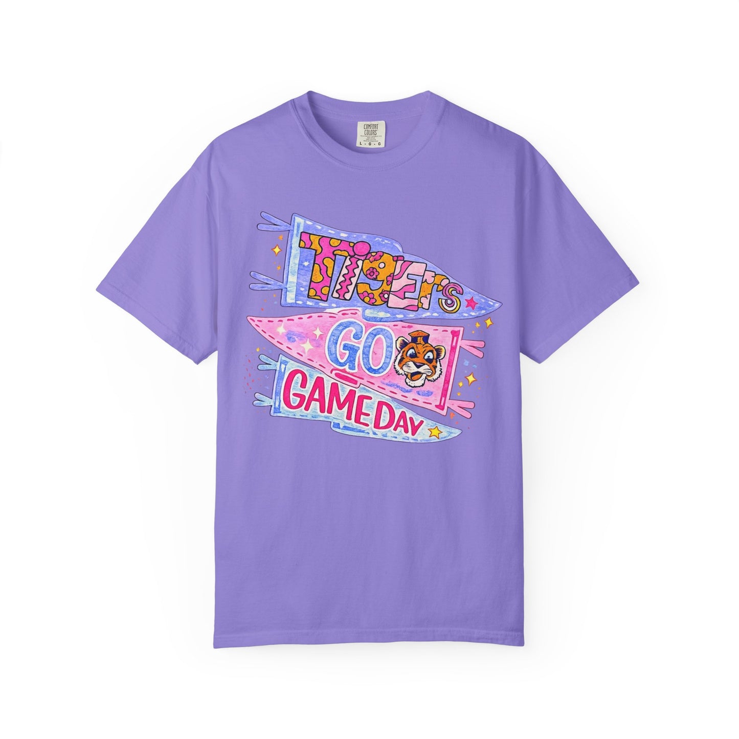 Game Day Pennant T-Shirt - 'Let's Go Game Day' Cheer Tee