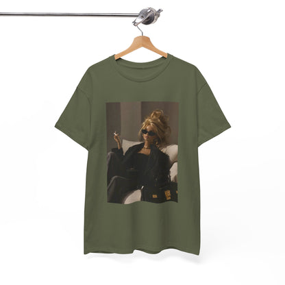 Woman in Sunglasses Illustration Tee | Retro Chic Portrait T-Shirt