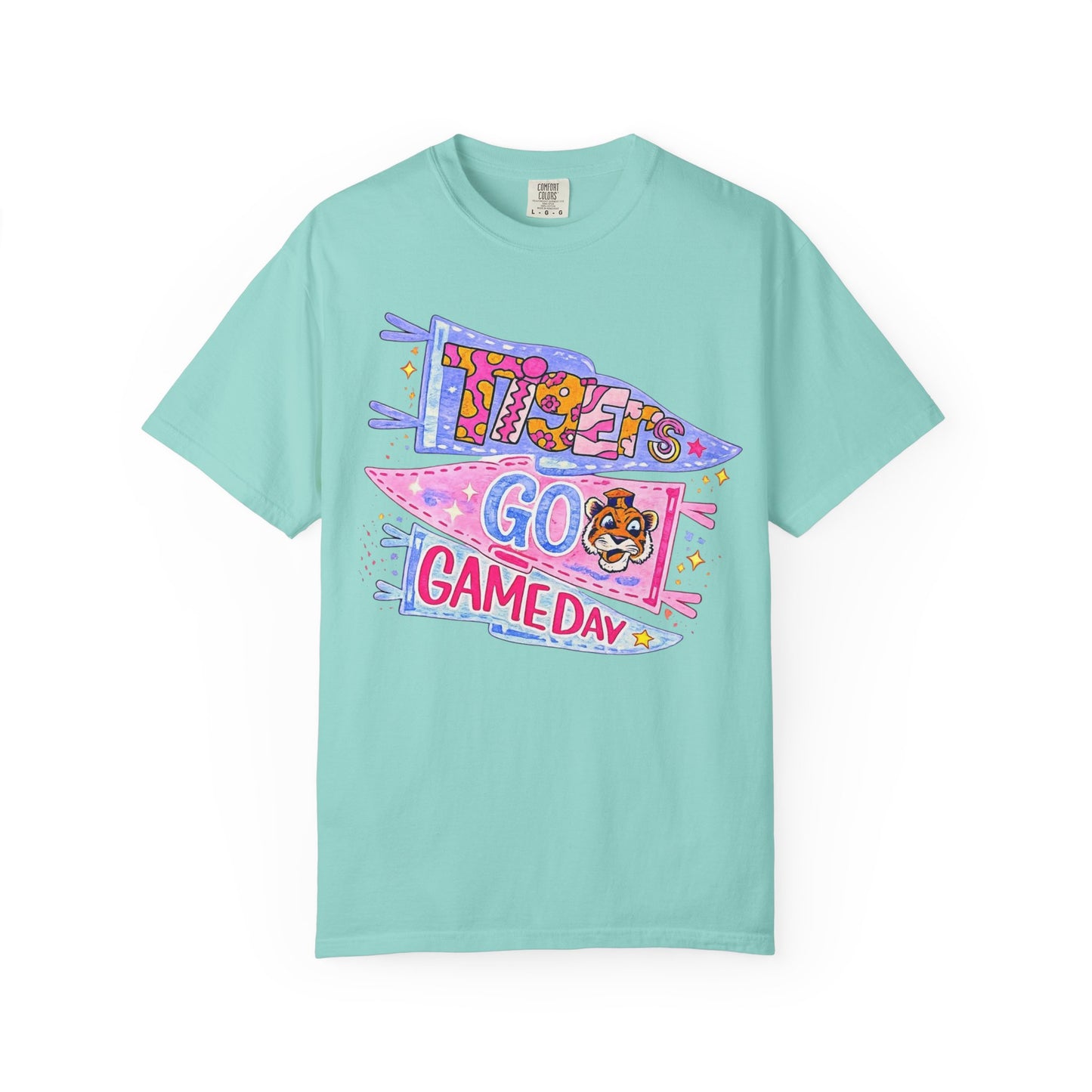 Game Day Pennant T-Shirt - 'Let's Go Game Day' Cheer Tee