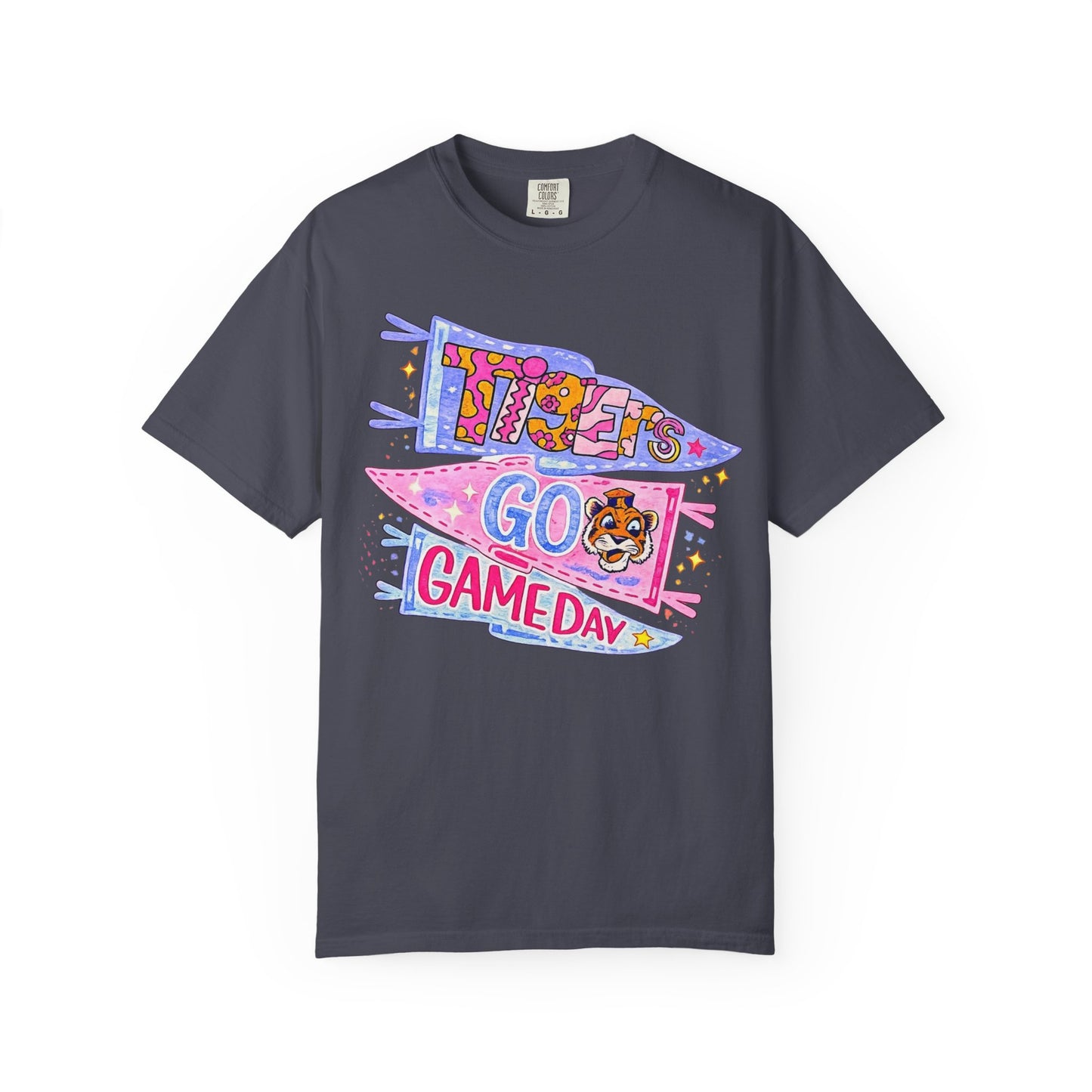 Game Day Pennant T-Shirt - 'Let's Go Game Day' Cheer Tee