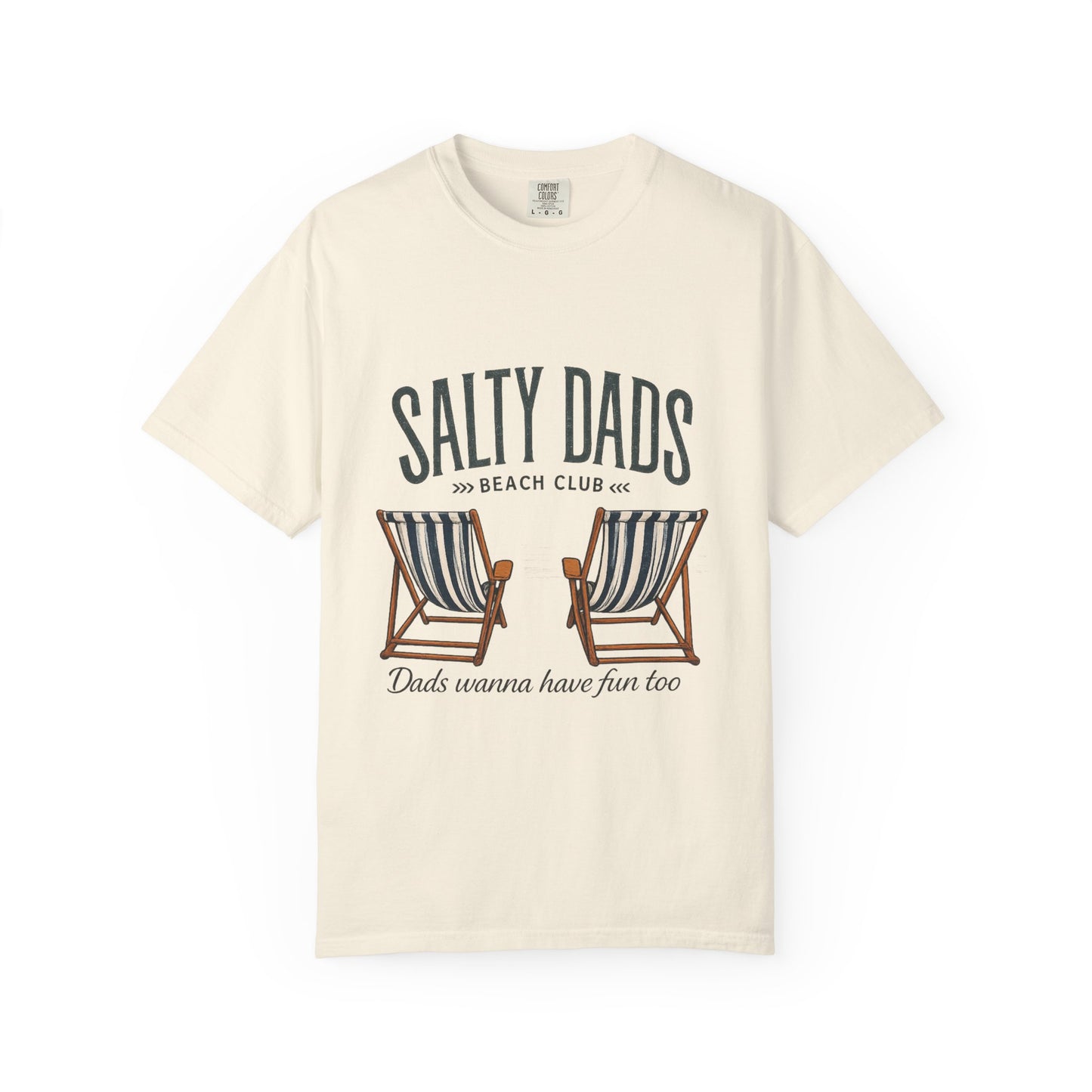 Salty Dads Beach Club T-Shirt — "Dads Wanna Have Fun Too" Summer Tee