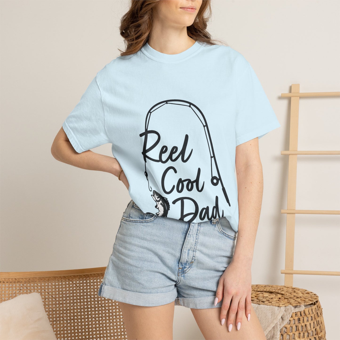 Reel Cool Dad T-Shirt – Fishing Dad Graphic Tee