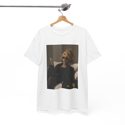 Woman in Sunglasses Illustration Tee | Retro Chic Portrait T-Shirt