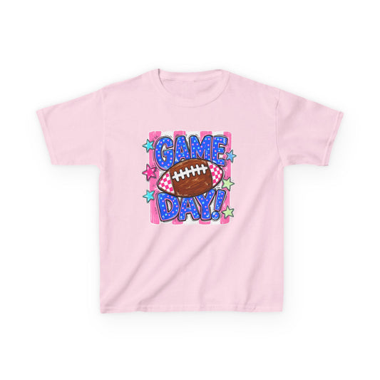 Kids Tee — "Game Day!" Football Graphic