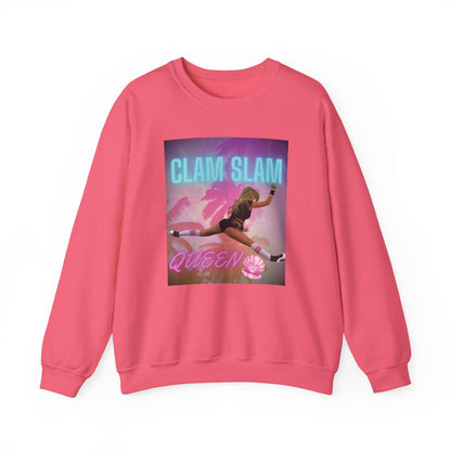 Clam Slam Queen Crewneck Sweatshirt —