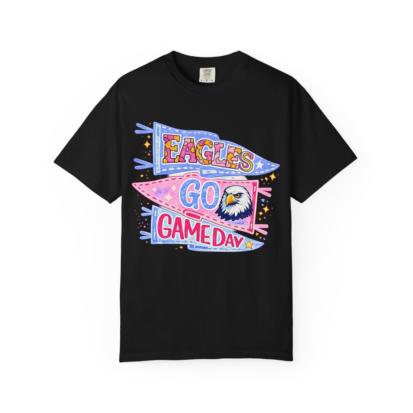 Eagles Game Day T-Shirt — ‘Go Game Day’ Vintage Pennant Football Fan Tee