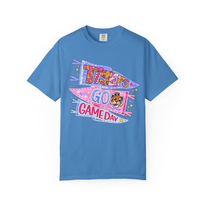 Game Day Pennant T-Shirt - 'Let's Go Game Day' Cheer Tee
