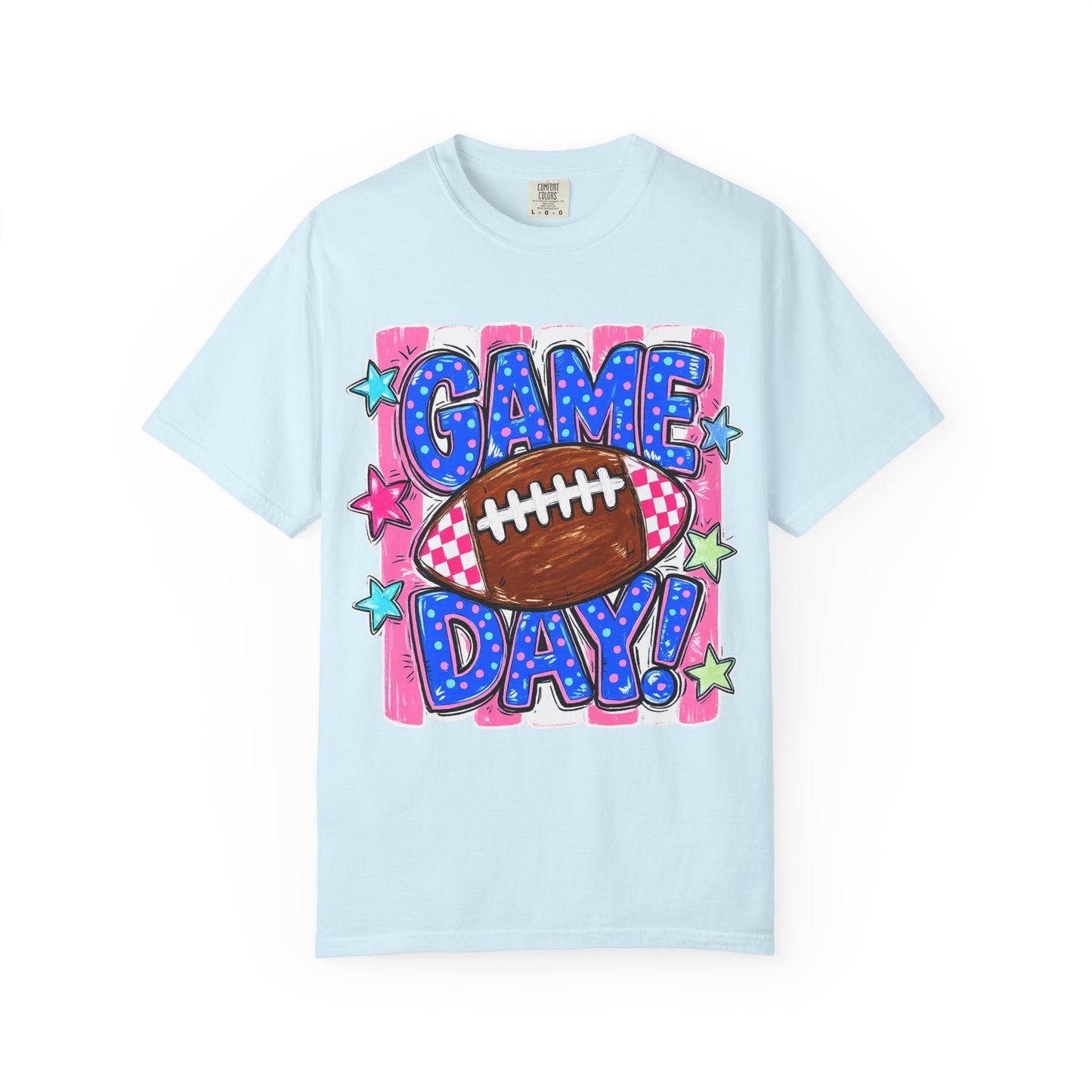 Game Day Football T-Shirt — Colorful Retro Sports Tee