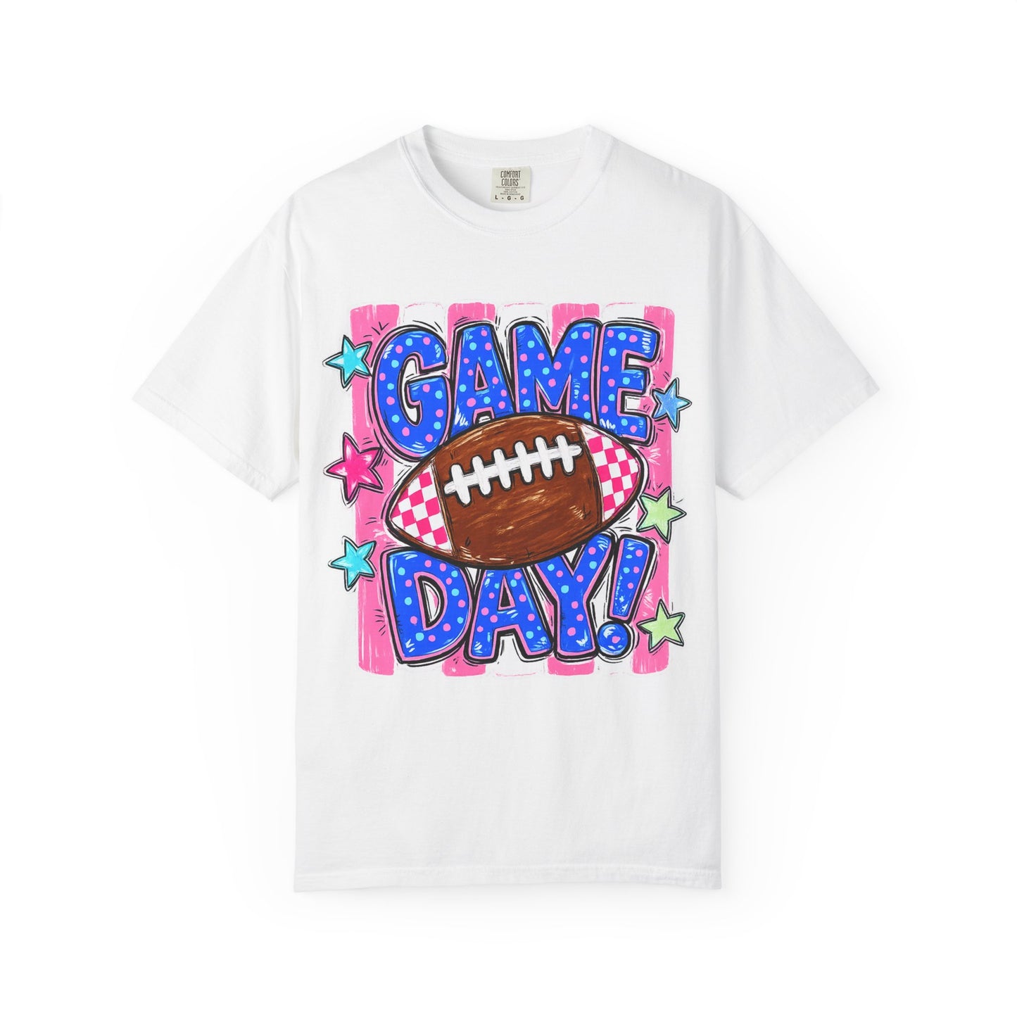 Game Day Football T-Shirt — Colorful Retro Sports Tee
