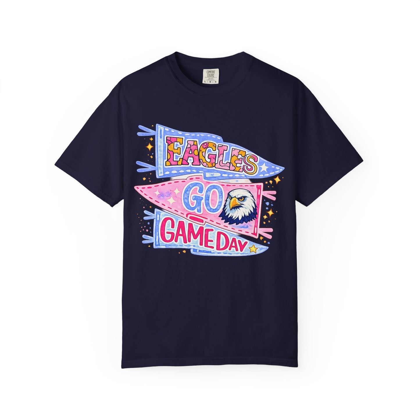 Eagles Game Day T-Shirt — ‘Go Game Day’ Vintage Pennant Football Fan Tee