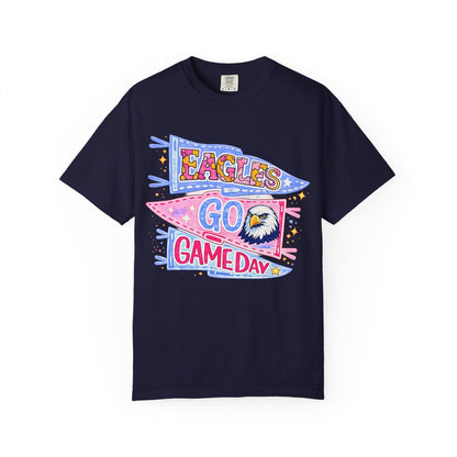 Eagles Game Day T-Shirt — ‘Go Game Day’ Vintage Pennant Football Fan Tee